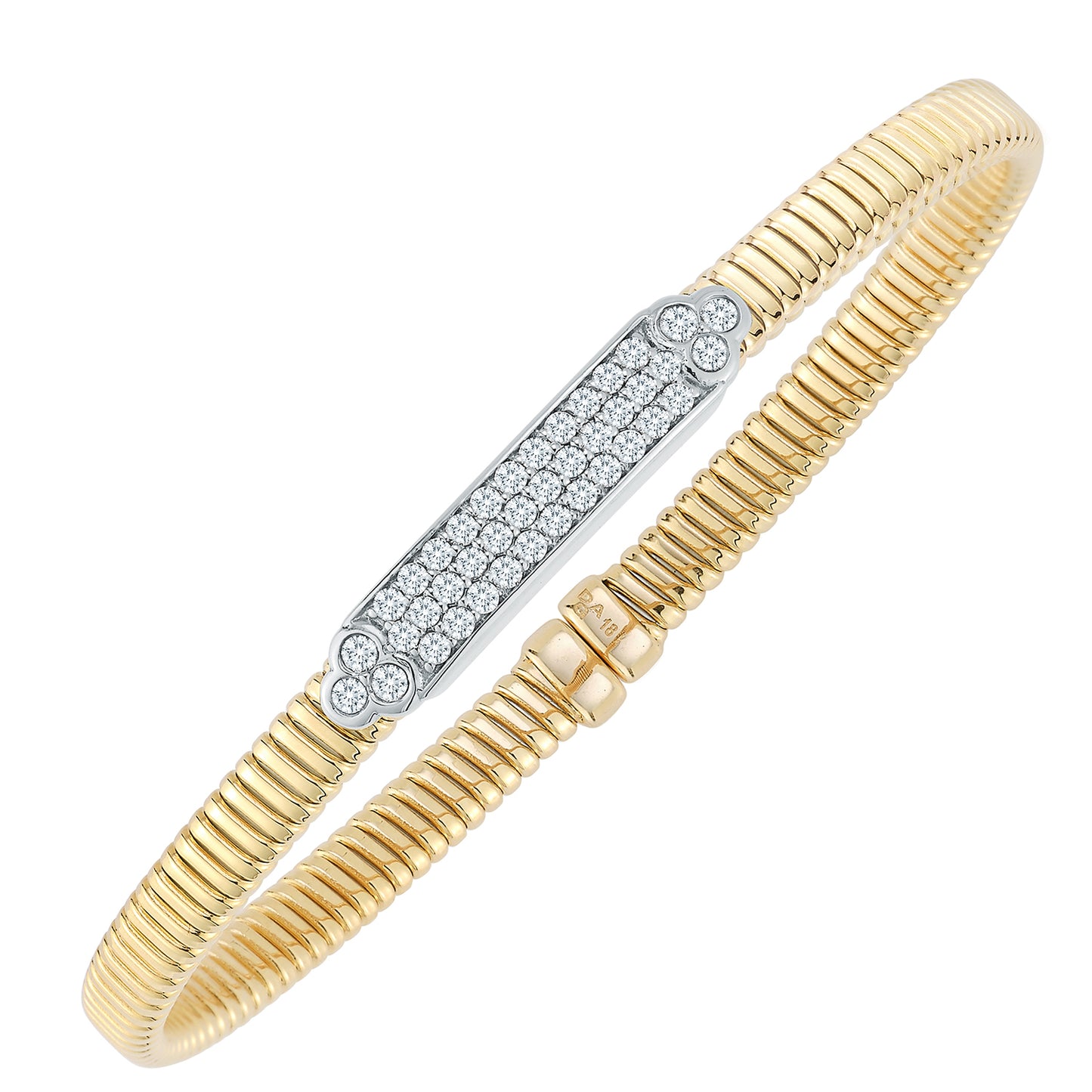 18K Diamond Cuff Bracelet