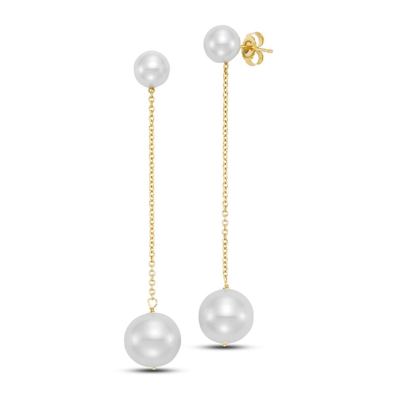 14K Freshwater Pearl Dangle Earrings