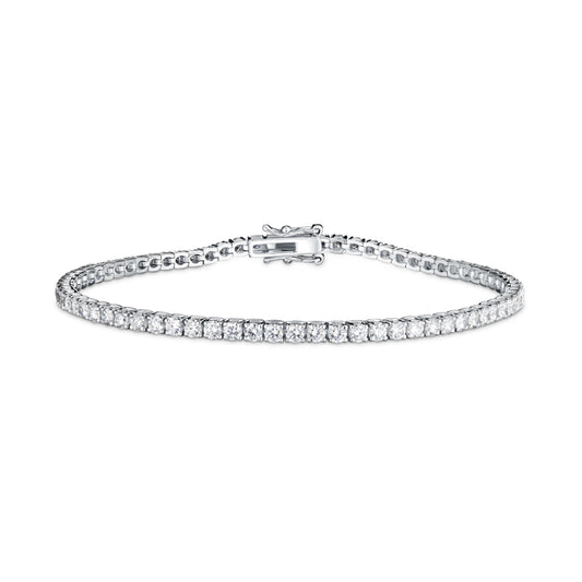 A. Link Lady's White 18 Karat Diamond Tennis Bracelet