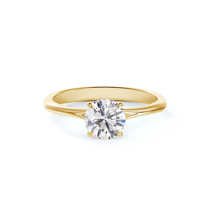 De Beers Forevermark Lady's Yellow 18K Solitaire Engagement Ring