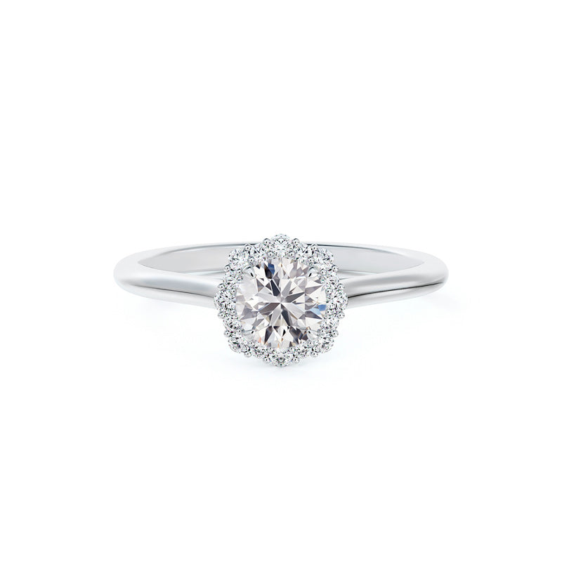 De Beers Forevermark Lady's Platinum Engagement Ring with Stones