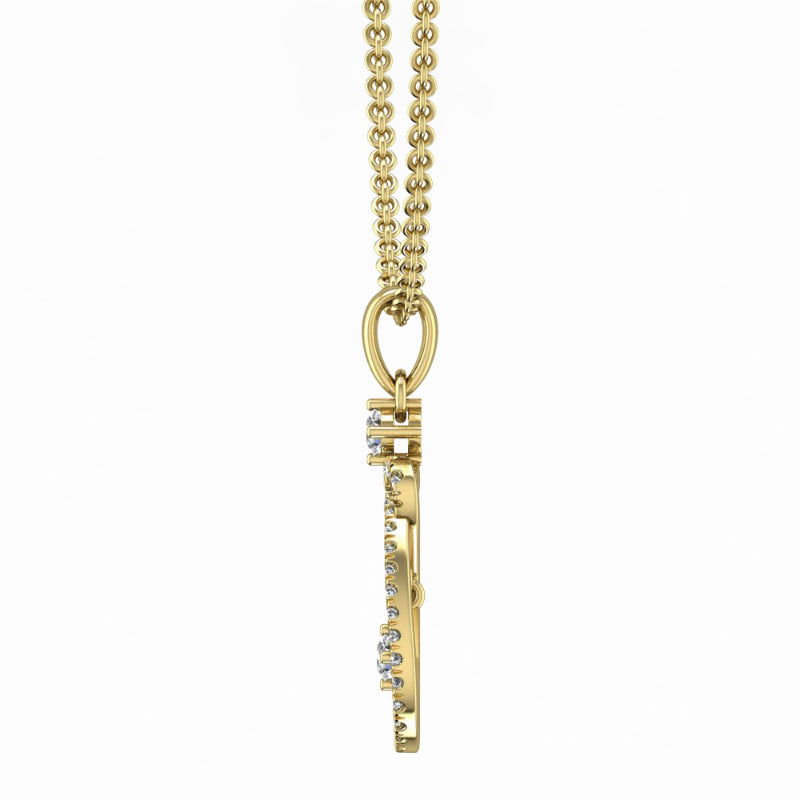 Martin Flyer Lady's Yellow 18 Karat Pendant