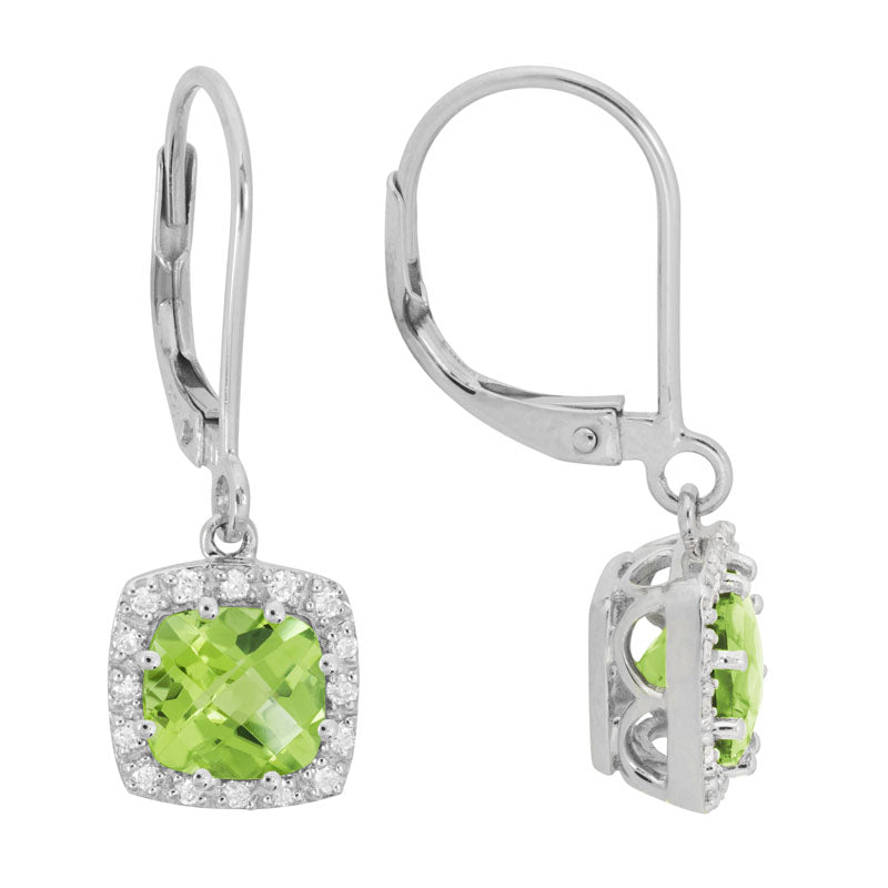 Lady's White 14 Karat Earrings