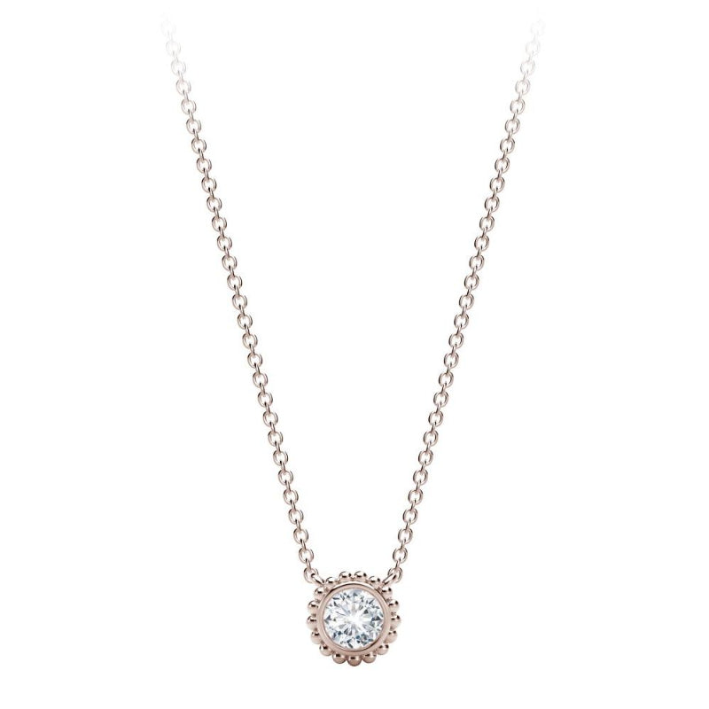 Martin Flyer Lady's Rose 18K Stationary Pendant