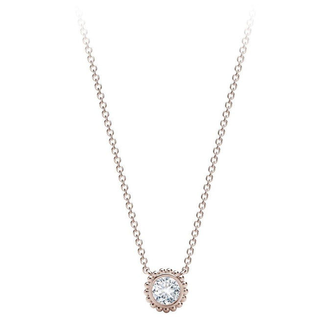 Martin Flyer Lady's Rose 18K Stationary Pendant