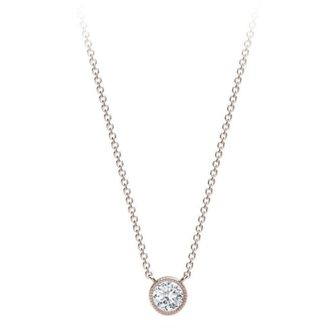 Martin Flyer Lady's Rose 18 Karat Pendant MFFMT2060-30-RG