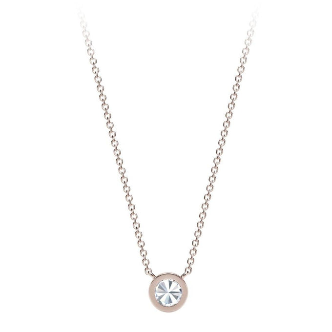 Martin Flyer Lady's Rose 18 Karat Pendant MFFMT2060-30-RG