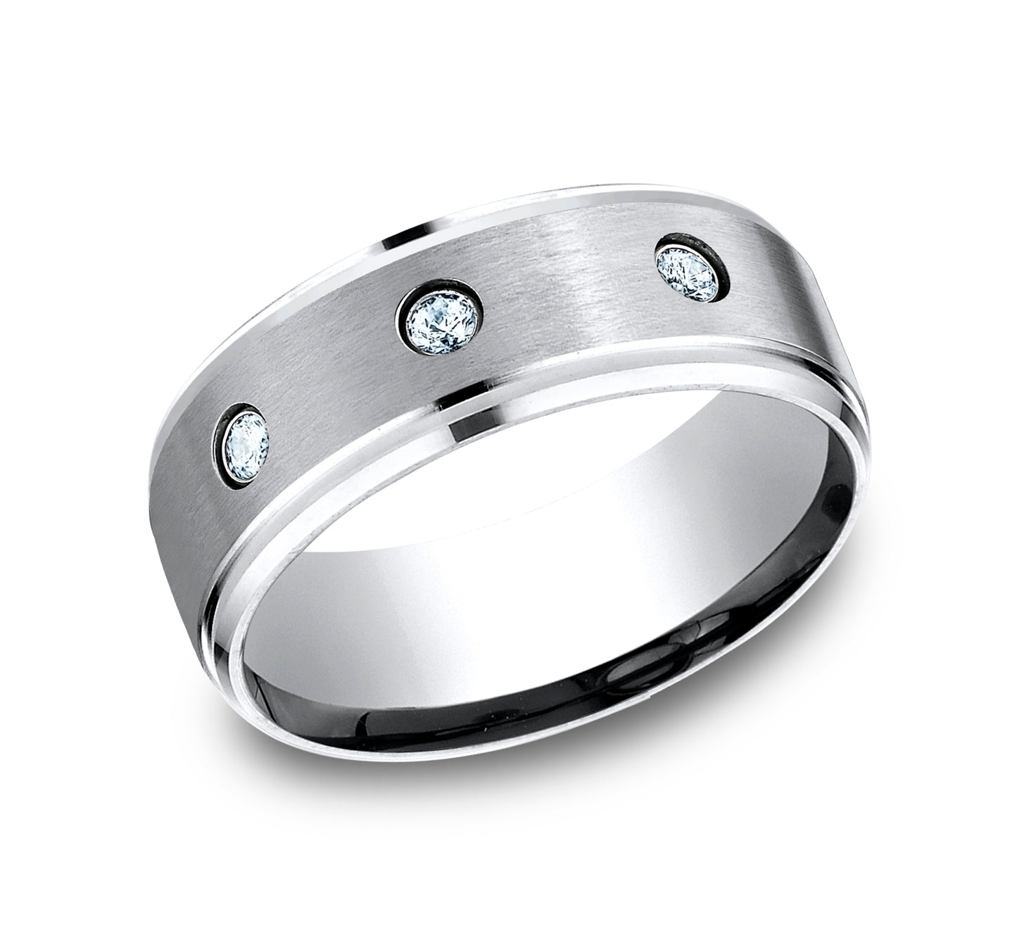 Black leather Carter handbag with gold hardware