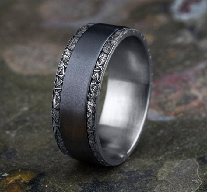 Mosaic pendant necklace in gold tone.