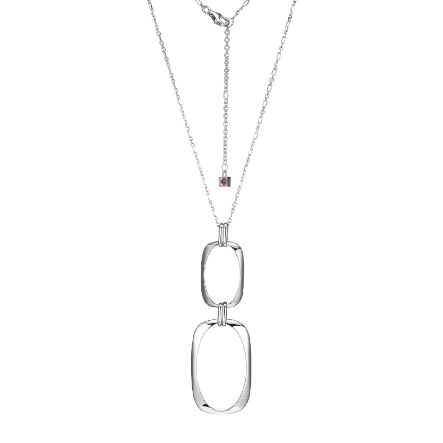 Elle Sterling Silver Drop Pendant