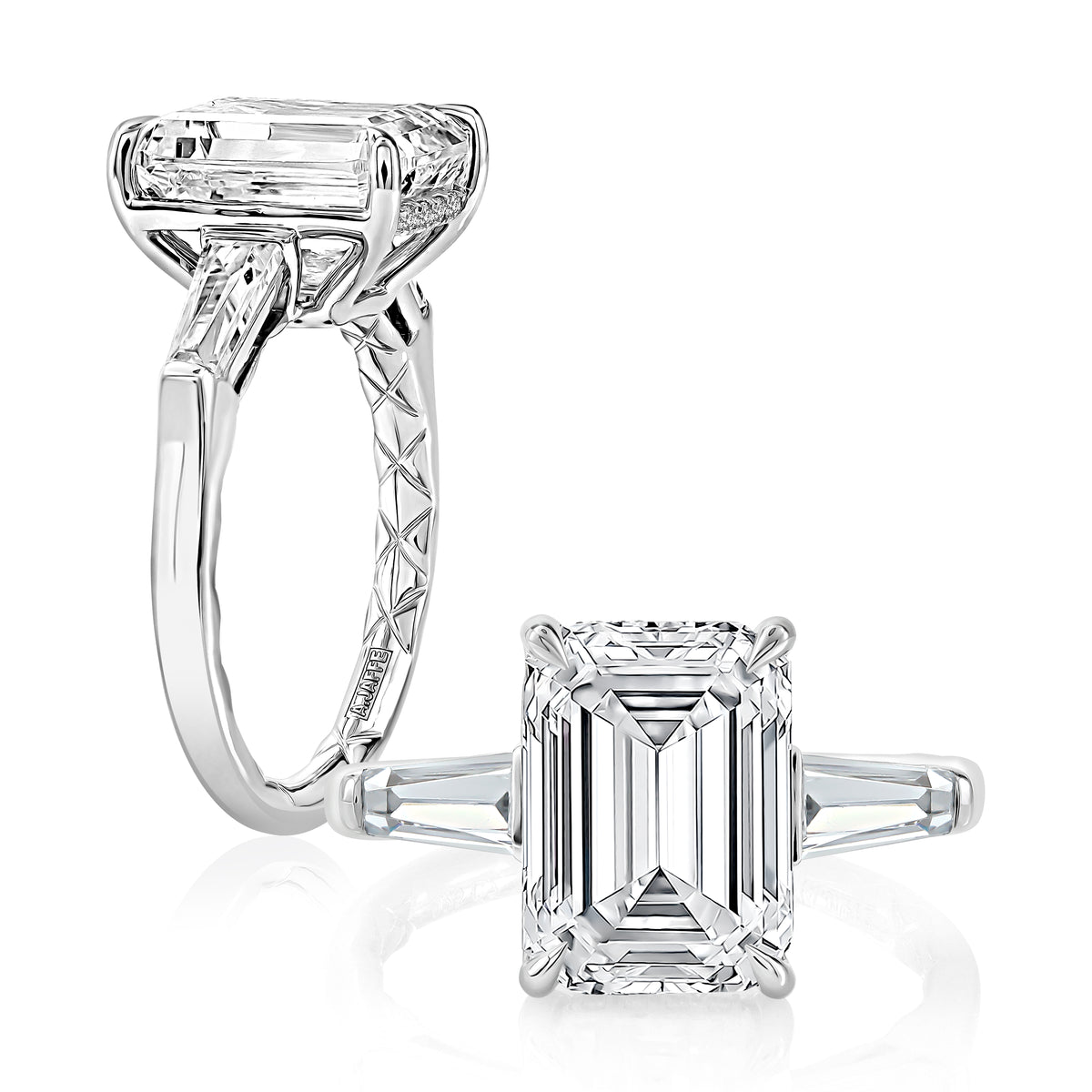 Platinum 3-Stone Diamond Engagement Ring