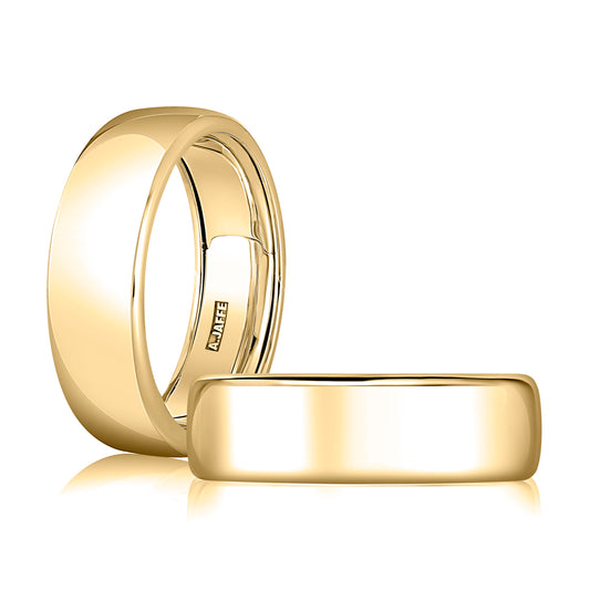 Gent's Yellow 14 Karat Expandable Wedding Band 6mm
