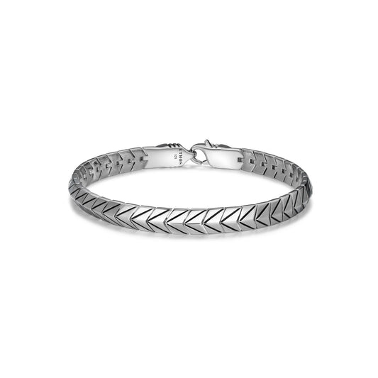 Sterling Silver Arrowhead Link Bracelet