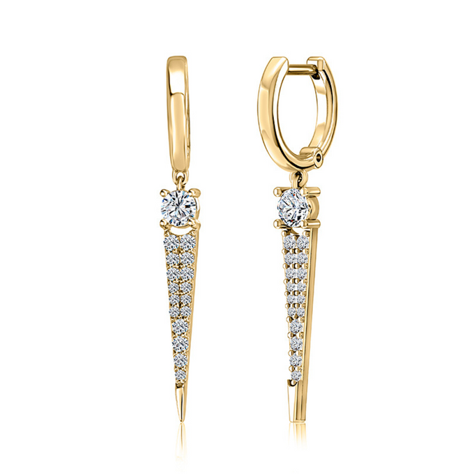 A. Jaffe diamond hoop earrings