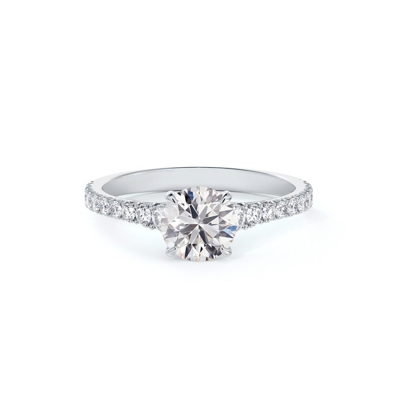 De Beers Forevermark Lady's Platinum Prong Set Engagement Ring