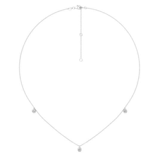 Martin Flyer Lady's White 18 Karat Necklace