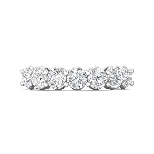Martin Flyer Lady's White Platinum Forevermark Diamond 3/4 Anniversary Ring
